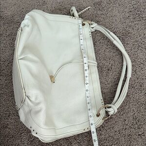 Vintage Celine Bittersweet Large White Leather Shoulder Bag